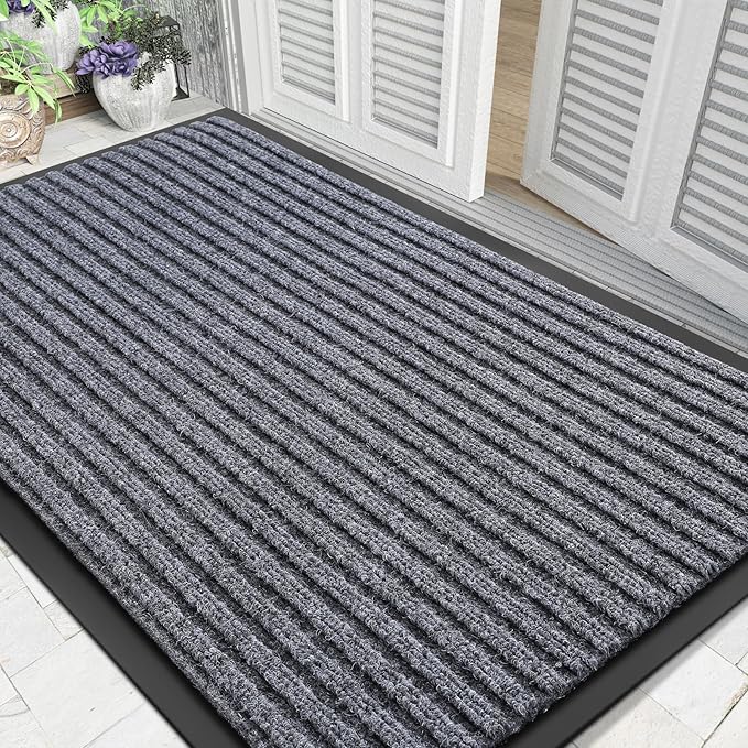 Yimobra Front Door Mat Outdoor Indoor Entrance, 100% Waterproof All-Season All by Yimobra