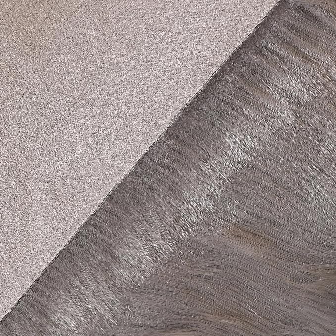 linmopm Faux Fur Sheepskin Rug, 2x3 ft | Shag Fluffy Fuzzy, High-Density Cushion - Image 6