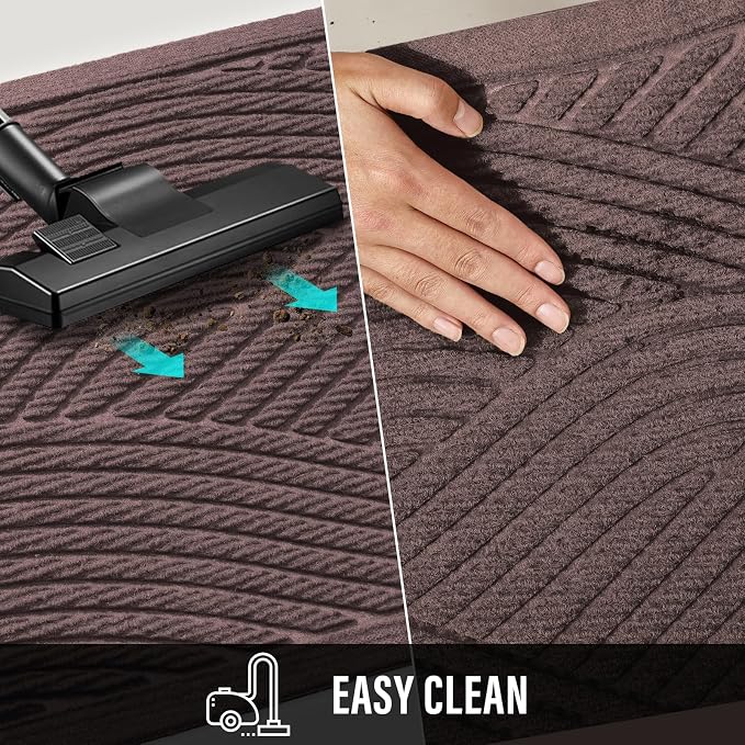 Sturdy Front Door Mat, Absorbent Muddy Dirt Resist Welcome Door Mats Outdoor - Image 7