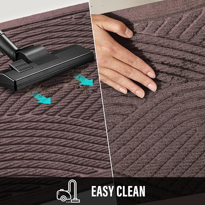 Sturdy Front Door Mat, Absorbent Muddy Dirt Resist Welcome Door Mats Outdoor - Image 7