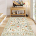 DUKINO 4x5 Area Rug, Washable Animal Rug by DUKINO