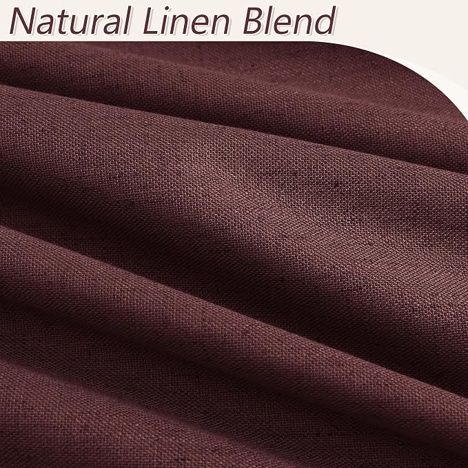 100% Blackout Curtains 90 Inch Length 2 Panels Set - Image 3