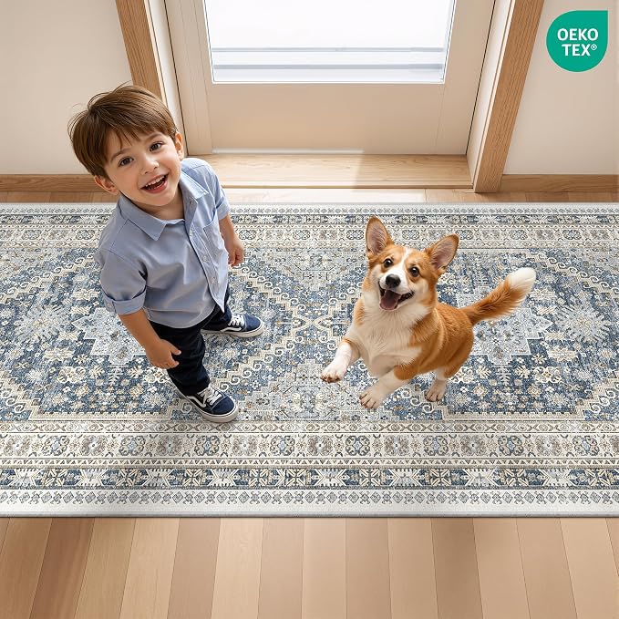 Runner Rug 2x6, Non Slip Washable Rugs - Image 9
