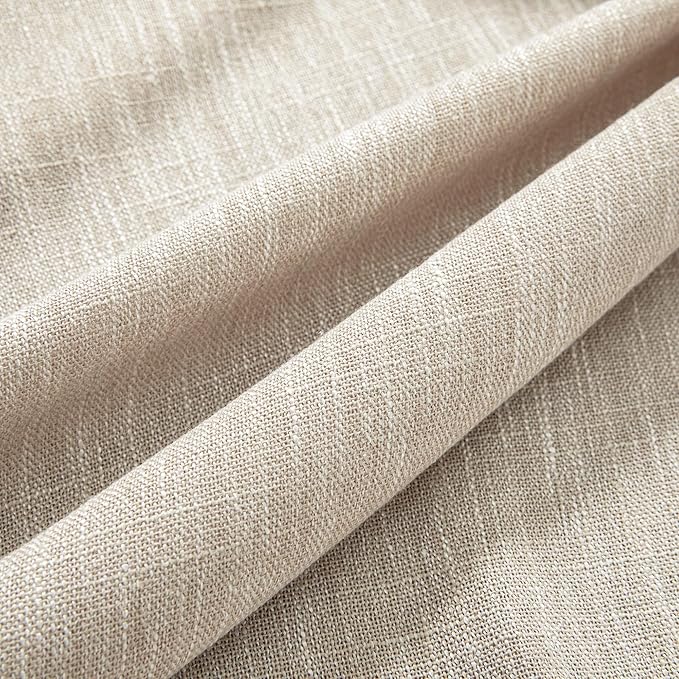 MYSKY HOME Boho Curtains Farmhouse Living Room Curtain Drapes, Light Filtering - Image 5