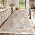 4x10 Runner Rug Non Slip, Washable Hallway Runner Rug, Nursery Room, Soft by Zesthome