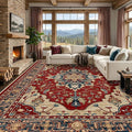 RELEANY Washable Area Rug, Large 10'x14', Water Repellent, Pet Friendly by RELEANY