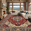 RELEANY Washable Area Rug, Large 10'x12', Water Repellent, Pet Friendly by RELEANY