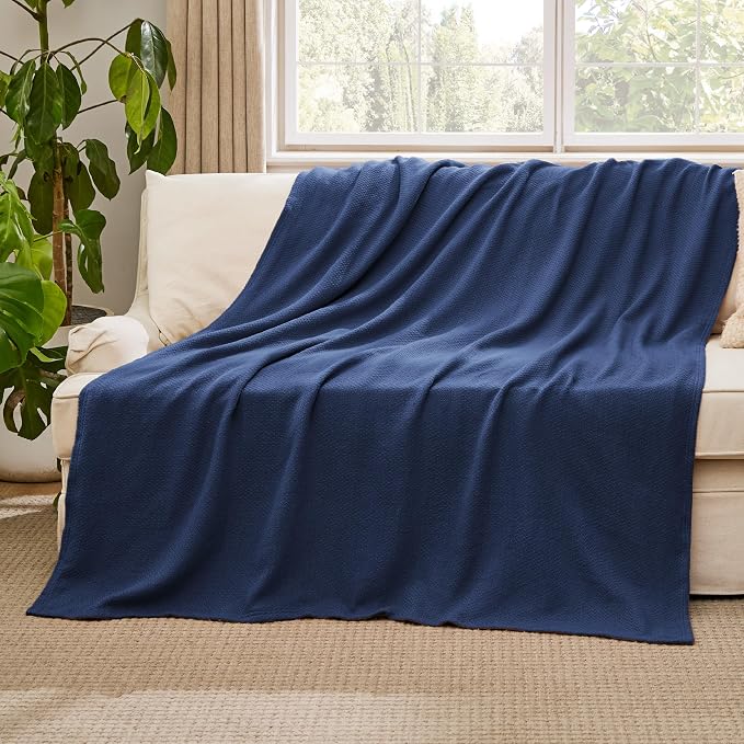 Bedsure GentleSoft 100% Cotton Blanket Twin XL Size - Image 5