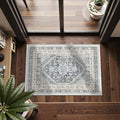 2x3 Entryway Rug Washable Rug Runner by Restydon