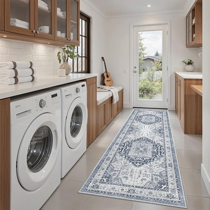 Madane Washable Runner Rug 2x6 Runners - Image 3