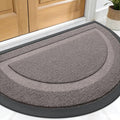 OLANLY Half Circle Front Door Mat Outside 29.5x17 All-Season Rubber Doormat | by OLANLY