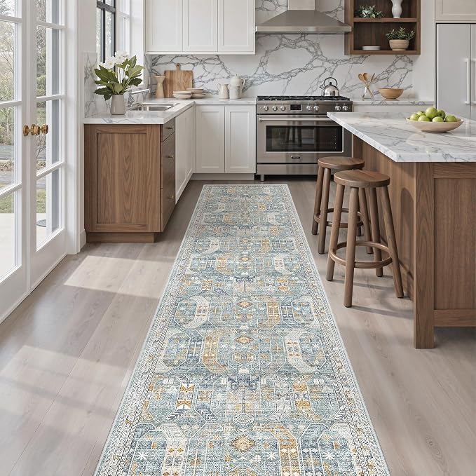 Madane Washable Runner Rugs 2x10 Long - Image 2