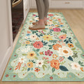 DUKINO 3x6 Runner Rug, Non Slip Floral Washable Rug by DUKINO