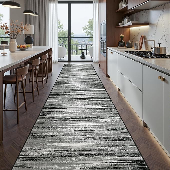 2x12 Runner Rug Non Slip, Washable Hallway Runner Rug, Laundry Room, Soft - Image 3