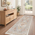 2x5 Rug Runners for Hallways Non Slip, Kitchen Rugs, Nursery Room, Soft Runner by Zesthome