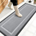 OLANLY Front Door Mat Outside 47x17, All-Season Heavy-Duty Rubber Doormat | Ash by OLANLY