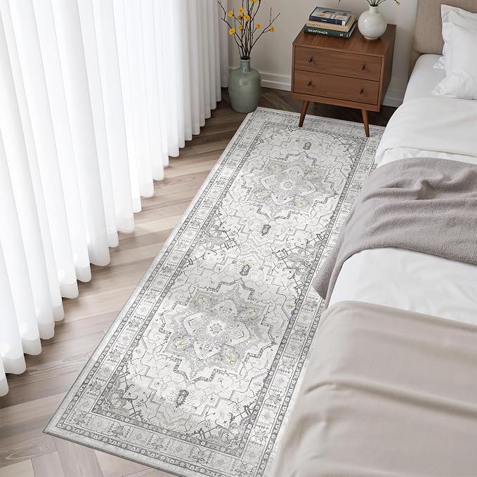 Madane Hallway Runner Rug 2x5 Washable Entry Rugs Non-Slip, Soft Low-Pile - Image 2