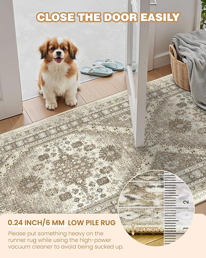 Kitchen Runner Rug Non Slip Washable Rugs 2.5x8, Carpet Runner - Image 6
