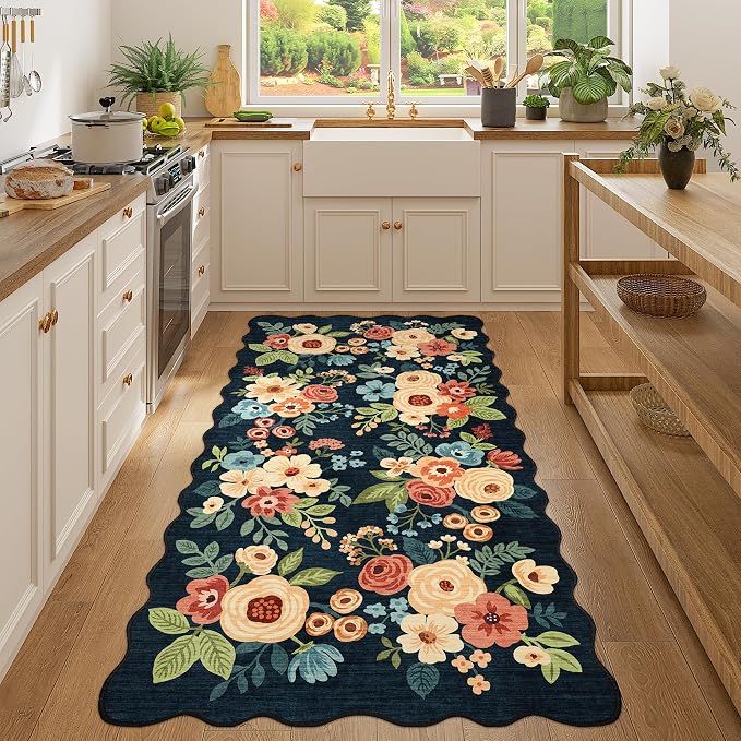 DUKINO 3x6 Hallway Runner Rug, Washable Kitchen Rug Non Slip, Stain Resistant - Image 5