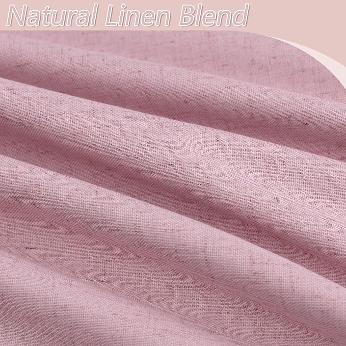 100% Blackout Curtains 84 Inch Length 2 Panels Set - Image 3
