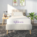 NapQueen Twin Mattress, 14 Inch Charcoal Memory Foam Mattress, Twin Bed Mattress in a Box, CertiPUR-US Certified, Medium Firm, Breathable Soft Fabric Cover