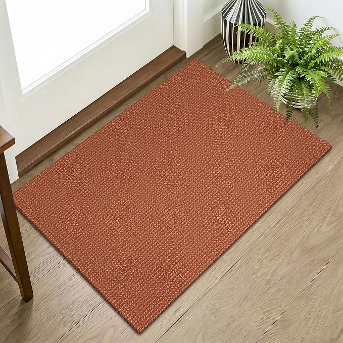 KOZYFLY Indoor Door Mat 2x3 ft Small Area Rugs Washable Front Door Mat Non Slip by KOZYFLY