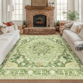 RELEANY Washable Area Rug, Square 8'x8', Water Repellent, Pet Friendly by RELEANY