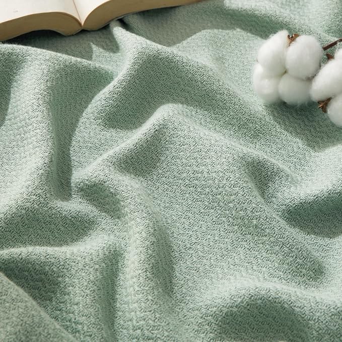 Bedsure GentleSoft 100% Cotton Blanket Queen Size by Unknown