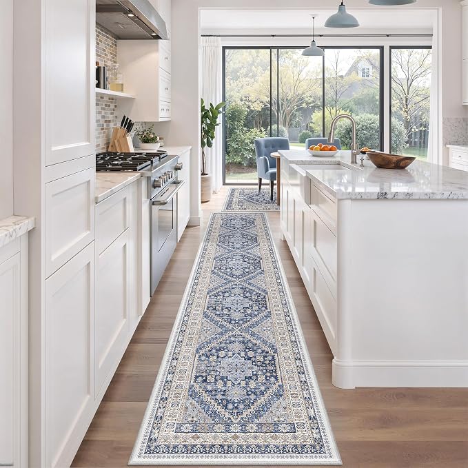 2x12 Runner Rug Non Slip, Washable Hallway Runner Rug, Laundry Room, Soft - Image 4