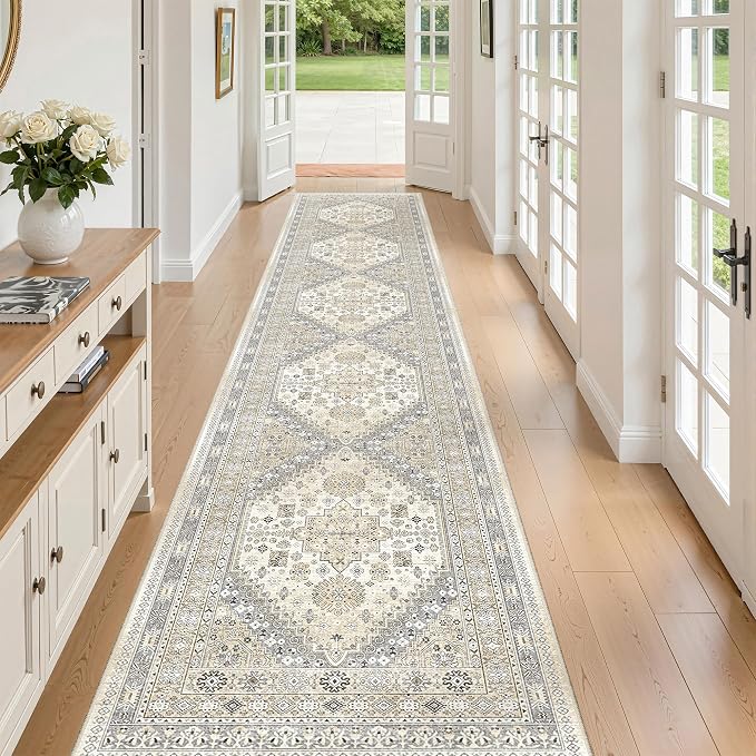 2x12 Runner Rug Non Slip, Washable Hallway Runner Rug, Laundry Room, Soft - Image 5
