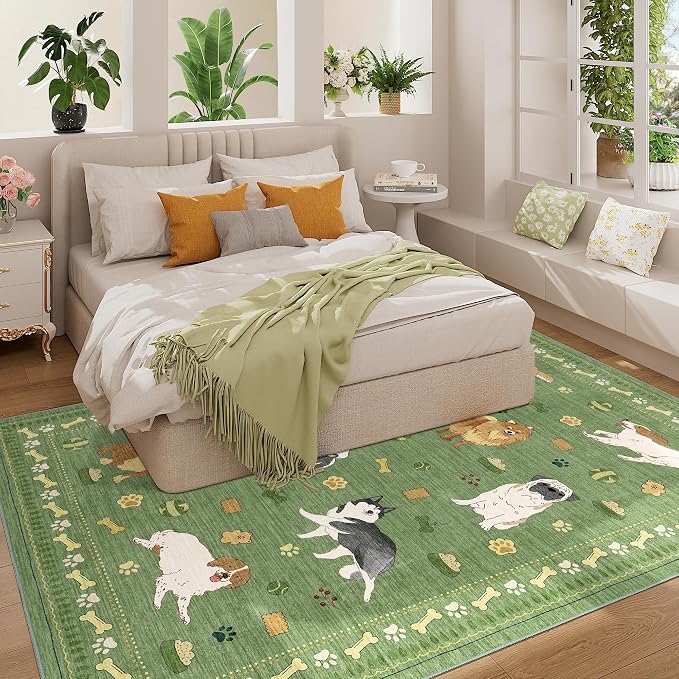 DUKINO 6x9 Washable Dog Area Rug - Image 5