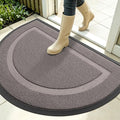 OLANLY Half Circle Front Door Mat Outside 35x23 All-Season Rubber Doormat | by OLANLY