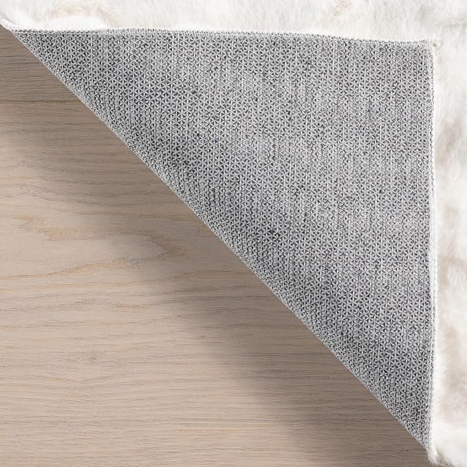 nuLOOM Jeni Off White Checkered Washable Area Rug, Off White - Image 3