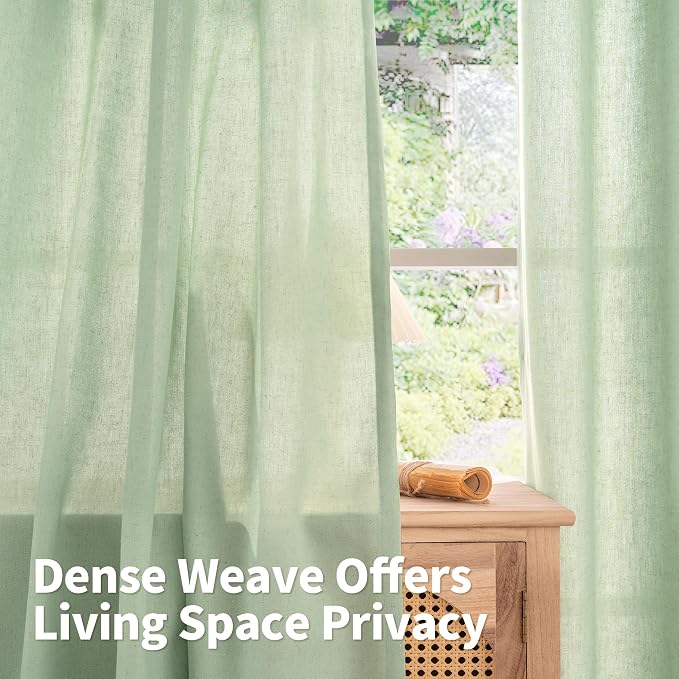 YoungsTex Linen Curtains 84 Inch Length - Image 3