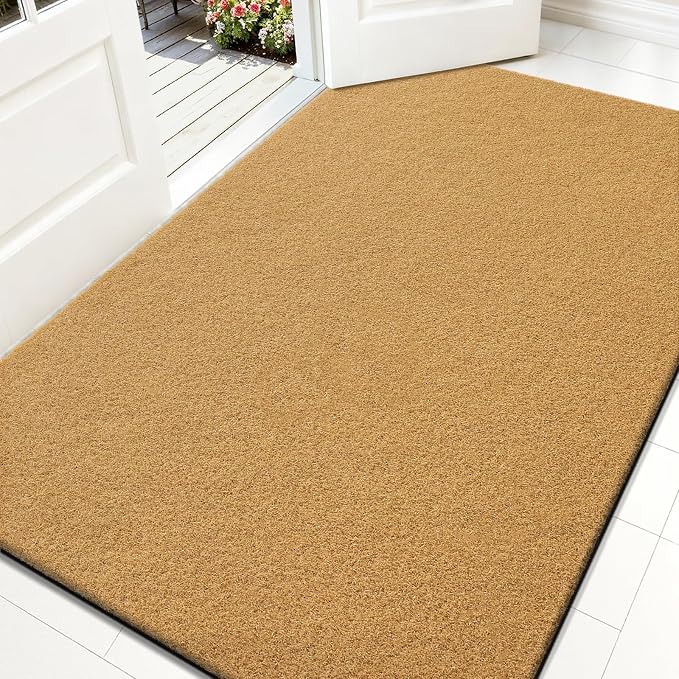 OLANLY Front Door Mat, Low Profile Doormat, Stain and Fade Resistant, by OLANLY
