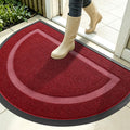 OLANLY Half Circle Front Door Mat Outside 35x23 All-Season Rubber Doormat | by OLANLY