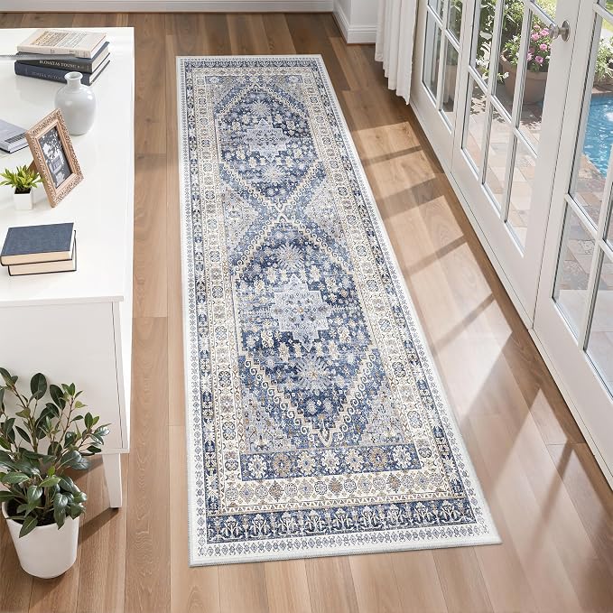 2x6 Runner Rug Non Slip, Washable Hallway Runner Rug, Nursery Room, Soft Runner - Image 3