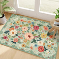 DUKINO 2x3 Rug, Floral Washable Rug by DUKINO