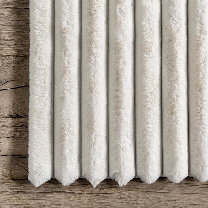 nuLOOM Kai Off White Striped Washable Area Rug, Off White - Image 7