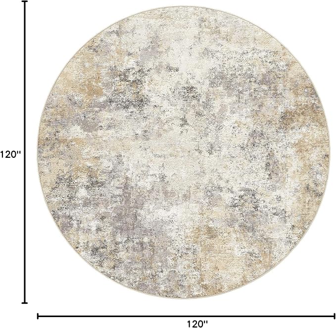 UERMEI 10ft Round Area Rug Living Room Rugs - Image 2