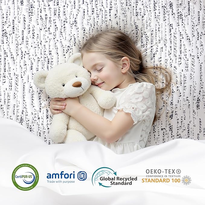 Subrtex Mattress Topper Queen, 3 Inch Memory Foam Mattress Topper for Pressure Relieving, Breathable Bed Topper with Removable Washable Cover, CertiPUR-US Certified