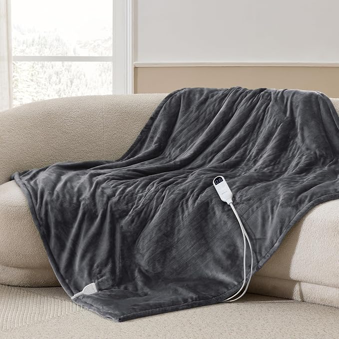 Bedsure Heated Blanket Throw, Soft Electric Blanket - Image 9