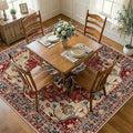 RELEANY Washable Area Rug, Square 7'x7', Water Repellent, Pet Friendly by RELEANY