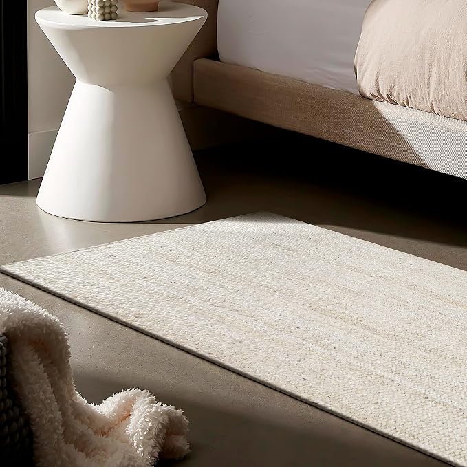 Hausattire Hand Woven Jute Braided Runner, 2x6 ft, Off-White | 100% natural jute - Image 5