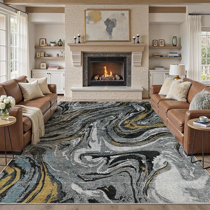 DMOYEST 9x12 Area Rug for Living Room - Image 5