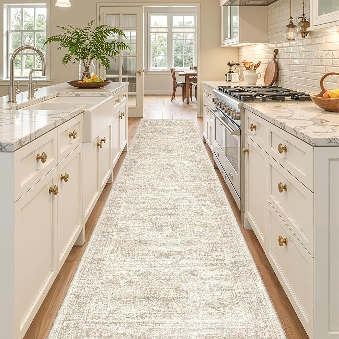 2x10 Runner Rug Non Slip, Washable Hallway Runner Rug, Laundry Room, Soft - Image 5