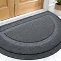OLANLY Half Circle Front Door Mat Outside 71x23 All-Season Rubber Doormat | by OLANLY