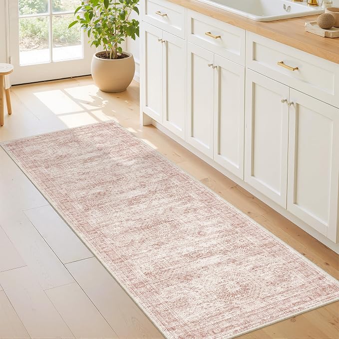 2x6 Runner Rug Non Slip, Washable Hallway Runner Rug, Nursery Room, Soft Runner - Image 3