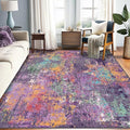 RELEANY Washable 6'x8' Abstract Area Rug by RELEANY