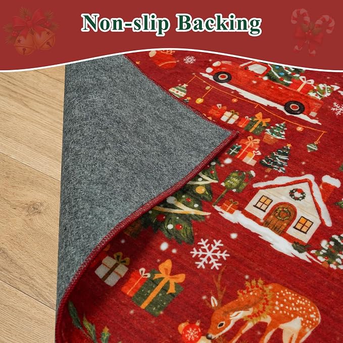 Christmas 2x8 Hallways Runner Rug - Image 3
